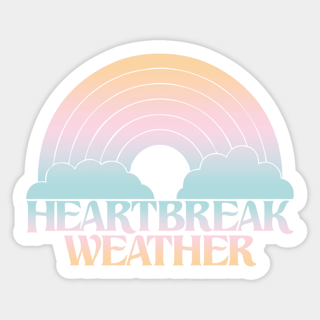 Niall Heartbreak Weather Rainbow Sticker by lashton9173